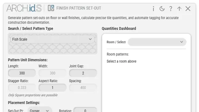 Finish Pattern Set-Out Hero Showcase